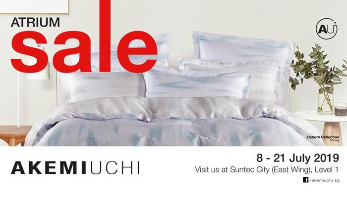 AKEMIUCHI Sale Event at Suntec City (8 Jul 2019 - 21 Jul 2019) AKEMIUCHI Sale Event at Suntec City (8 Jul 2019 - 21 Jul 2019)