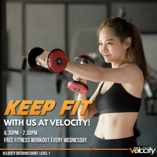 Velocity@Novena Square FREE Fitness Workout Promotion (every Wednesday) Velocity@Novena Square FREE Fitness Workout Promotion (every Wednesday)