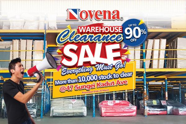 Novena Warehouse Clearance Sale Up To 90% Off (valid until 28 Mar 2021) Novena Warehouse Clearance Sale Up To 90% Off (valid until 28 Mar 2021)