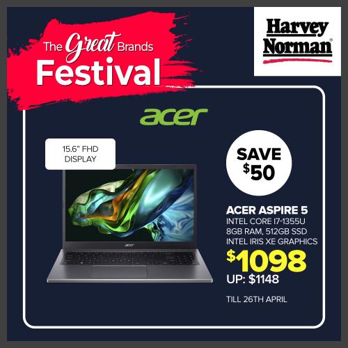 Harvey Norman Acer Promotion (valid until 26 Apr 2023) Harvey Norman Acer Promotion (valid until 26 Apr 2023)