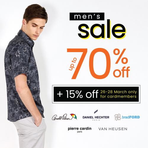 BHG Men's Sale Up To 70% OFF (26 Mar 2021 - 28 Mar 2021) BHG Men's Sale Up To 70% OFF (26 Mar 2021 - 28 Mar 2021)