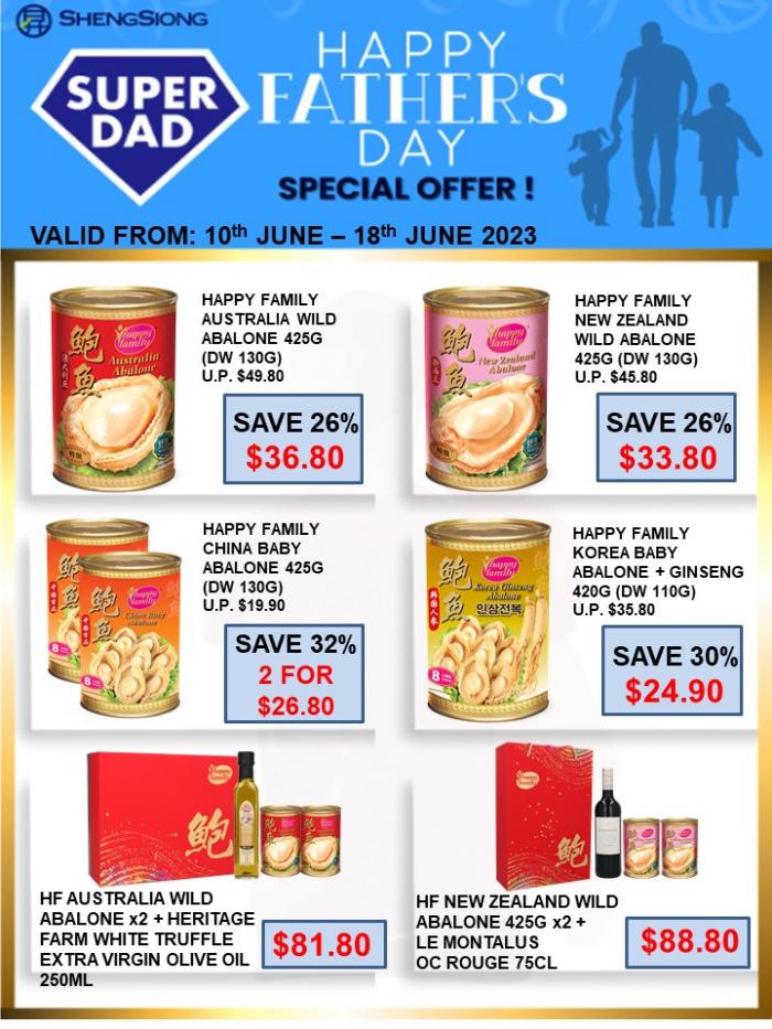 Sheng Siong Father's Day Promotion (10 Jun 2023 - 18 Jun 2023) Sheng Siong Father's Day Promotion (10 Jun 2023 - 18 Jun 2023)
