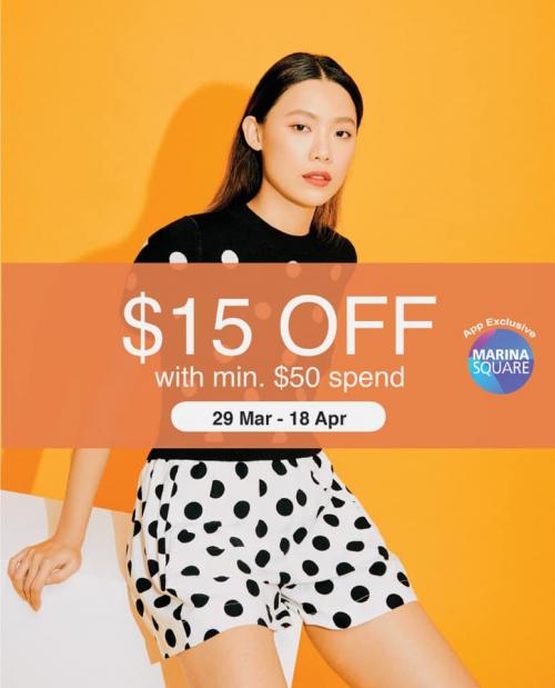 iORA Marina Square $15 OFF Promotion (29 Mar 2021 - 18 Apr 2021) iORA Marina Square $15 OFF Promotion (29 Mar 2021 - 18 Apr 2021)