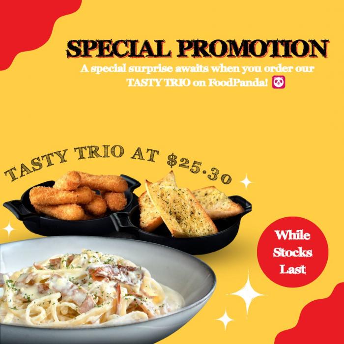 PastaMania FoodPanda Promotion (valid until 9 Jul 2023) PastaMania FoodPanda Promotion (valid until 9 Jul 2023)