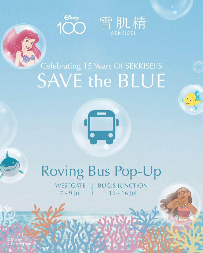 KOSE SAVE The BLUE Pop-up at Westgate and Bugis (7 Jul 2023 - 16 Jul 2023) KOSE SAVE The BLUE Pop-up at Westgate and Bugis (7 Jul 2023 - 16 Jul 2023)