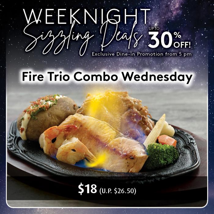 Jack's Place Weeknight Sizzling Deals Promotion Up To 30% OFF Jack's Place Weeknight Sizzling Deals Promotion Up To 30% OFF