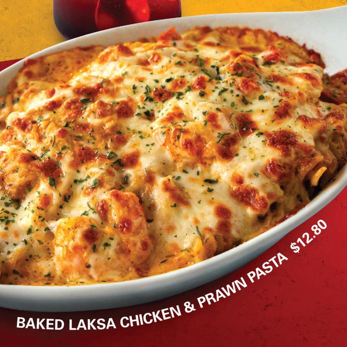 PastaMania National Day Baked Laksa Chicken & Prawn Pasta PastaMania National Day Baked Laksa Chicken & Prawn Pasta