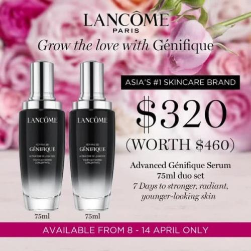 BHG Lancome Advanced Genifique Serum Promotion (8 Apr 2021 - 14 Apr 2021) BHG Lancome Advanced Genifique Serum Promotion (8 Apr 2021 - 14 Apr 2021)
