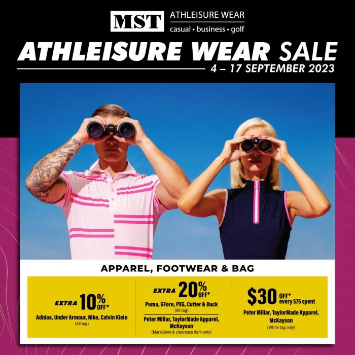 MST Golf Athleisure Wear Sale (4 Sep 2023 - 17 Sep 2023) MST Golf Athleisure Wear Sale (4 Sep 2023 - 17 Sep 2023)