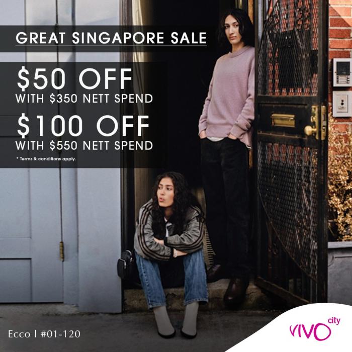 Ecco VivoCity Great Singapore Sale (valid until 17 Sep 2023) Ecco VivoCity Great Singapore Sale (valid until 17 Sep 2023)