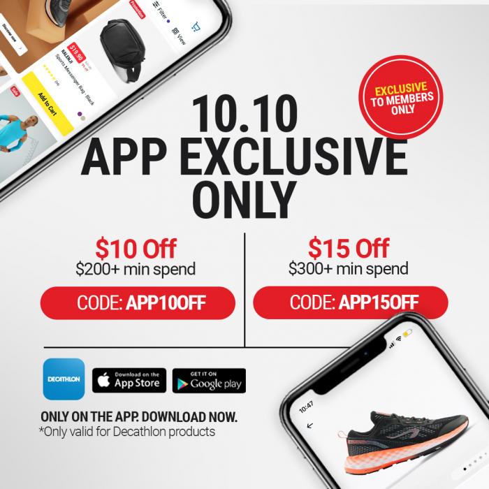 Decathlon 10.10 App Promotion (10 Oct 2023) Decathlon 10.10 App Promotion (10 Oct 2023)