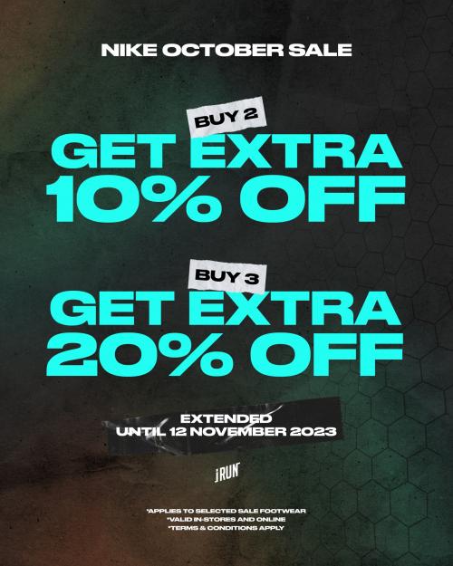 I Run Nike October Sale Extended (valid until 12 Nov 2023) I Run Nike October Sale Extended (valid until 12 Nov 2023)
