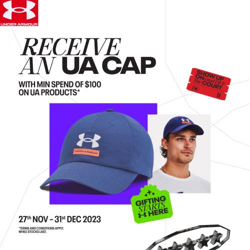 MST Golf Under Amour FREE Cap Promotion (27 Nov 2023 - 31 Dec 2023) MST Golf Under Amour FREE Cap Promotion (27 Nov 2023 - 31 Dec 2023)