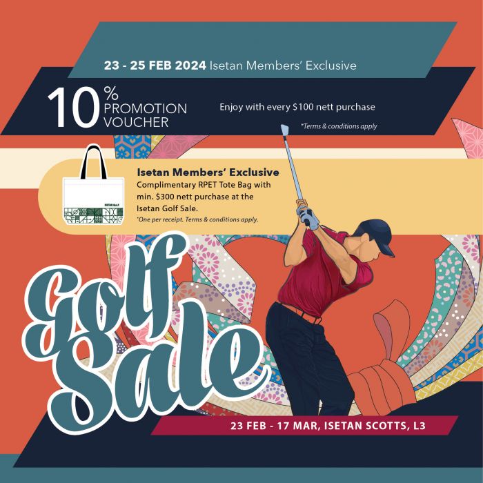 Isetan Golf Sale (23 Feb 2024 - 17 Mar 2024) Isetan Golf Sale (23 Feb 2024 - 17 Mar 2024)
