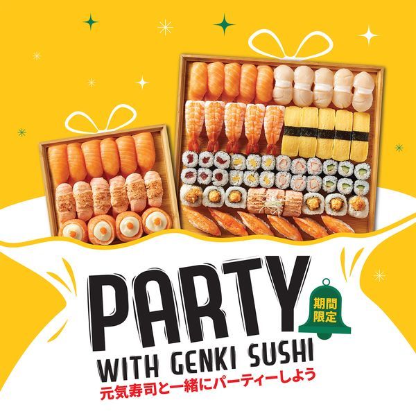 Genki Sushi Christmas Party Menu 2024 – Celebrate with Festive Sushi Platters! Genki Sushi Christmas Party Menu 2024 – Celebrate with Festive Sushi Platters!
