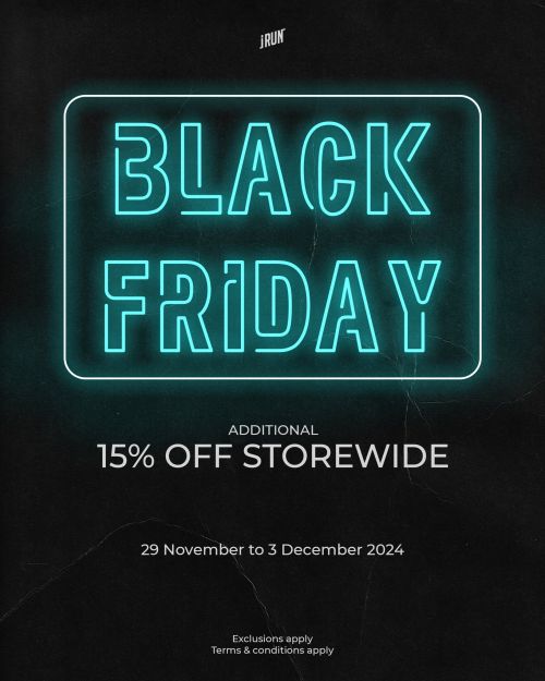 I Run Black Friday Sale (29 Nov 2024 - 4 Dec 2024) I Run Black Friday Sale (29 Nov 2024 - 4 Dec 2024)