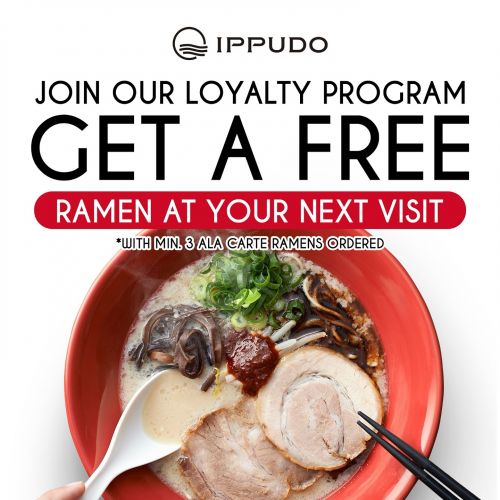 Ippudo Loyalty Program FREE Ramen Promotion Ippudo Loyalty Program FREE Ramen Promotion