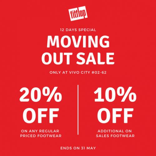 FitFlop Vivo City Moving Out Sale (valid until 31 May 2021) FitFlop Vivo City Moving Out Sale (valid until 31 May 2021)