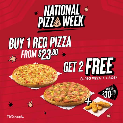 Pizza Hut National Pizza Week 2025 – Buy 1 Get 2 Free Pizza Hut National Pizza Week 2025 – Buy 1 Get 2 Free