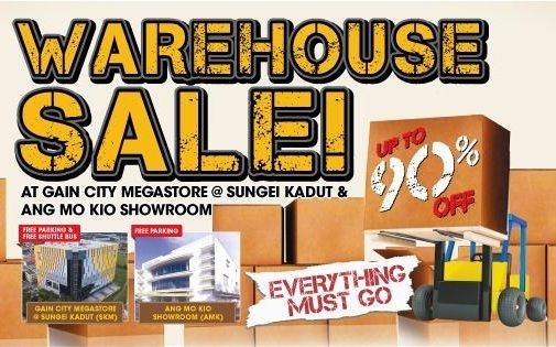 Gain City Warehouse Sale – Up to 90% Off Electronics, Furniture & More! Gain City Warehouse Sale – Up to 90% Off Electronics, Furniture & More!