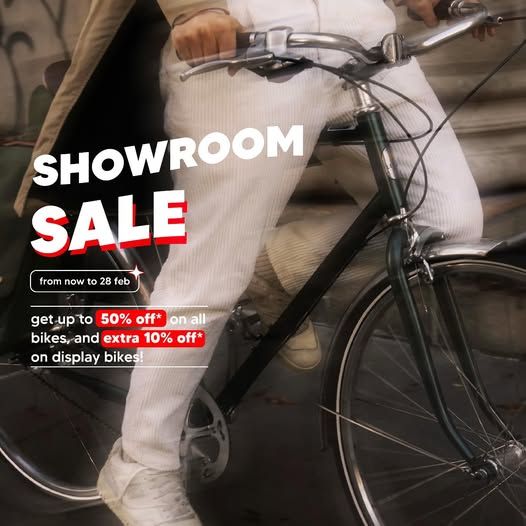 Hello Bicycle Showroom Sale – Up to 50% Off Bikes Until 28 Feb 2025! Hello Bicycle Showroom Sale – Up to 50% Off Bikes Until 28 Feb 2025!
