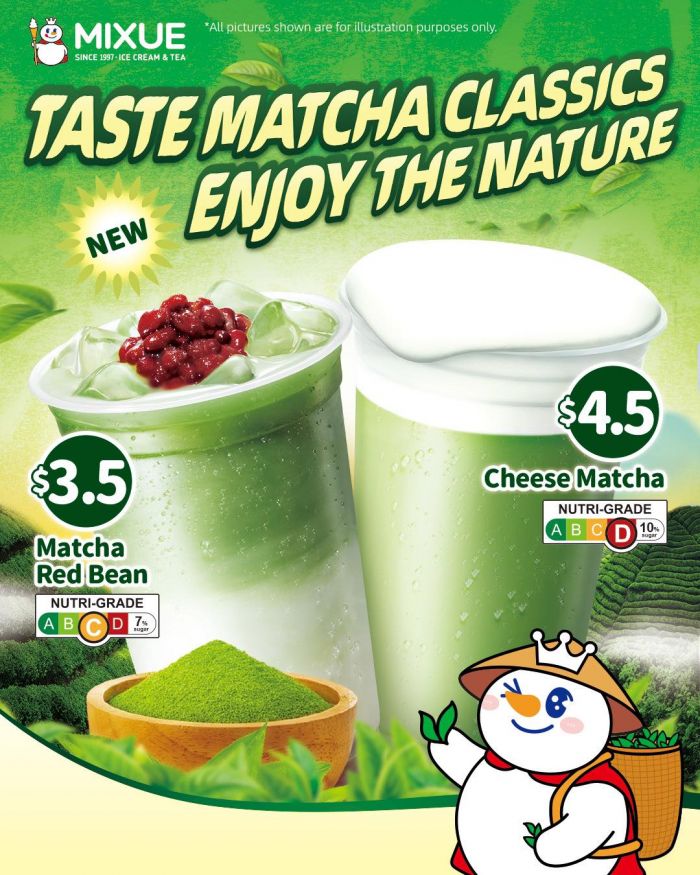 MIXUE Matcha Series – Try the Best Matcha Drinks & Ice Cream in Singapore MIXUE Matcha Series – Try the Best Matcha Drinks & Ice Cream in Singapore