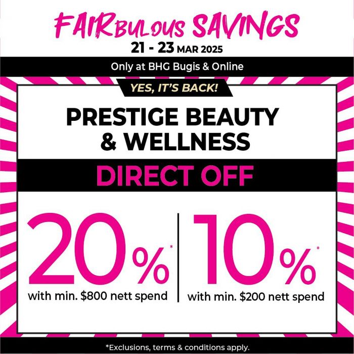 BHG Promotion – Beauty, Fashion & Lifestyle Deals (21-30 Mar 2025) BHG Promotion – Beauty, Fashion & Lifestyle Deals (21-30 Mar 2025)