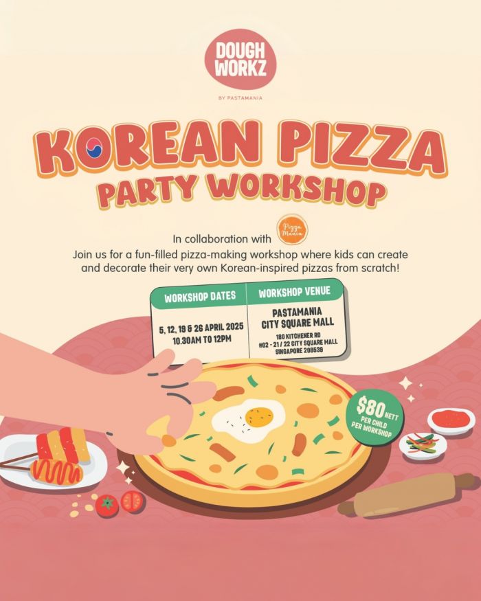 PastaMania Korean Pizza Party Workshop (April 2025) – Fun DIY Pizza-Making for Kids PastaMania Korean Pizza Party Workshop (April 2025) – Fun DIY Pizza-Making for Kids