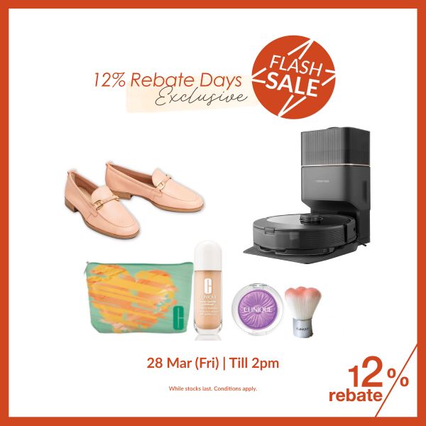 TANGS Flash Sale (28 Mar 2025) – Exclusive 12% Rebate & Upsized Discounts TANGS Flash Sale (28 Mar 2025) – Exclusive 12% Rebate & Upsized Discounts