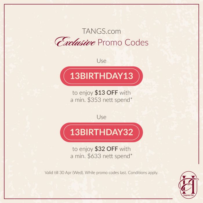 TANGS.com Promo Codes April 2025 – Get Up to $32 OFF Instantly TANGS.com Promo Codes April 2025 – Get Up to $32 OFF Instantly