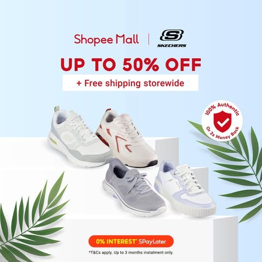 -Skechers Shopee Sale (7-17 Apr 2025) – Up to 50% Off + Free Shipping Storewide -Skechers Shopee Sale (7-17 Apr 2025) – Up to 50% Off + Free Shipping Storewide