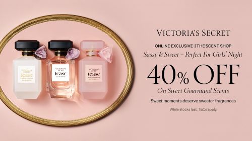 Victoria's Secret Promotion - 40% OFF On Sweet Gourmant Scents Victoria's Secret Promotion - 40% OFF On Sweet Gourmant Scents