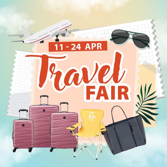 Isetan Travel Fair Sale 2025 – Huge Savings on Luggage, Travel Essentials and More Isetan Travel Fair Sale 2025 – Huge Savings on Luggage, Travel Essentials and More