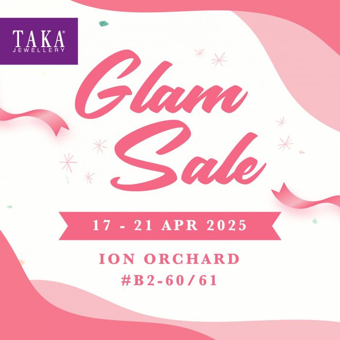 TAKA Jewellery Sale at ION Orchard: Glam Savings from 17 to 21 April 2025 TAKA Jewellery Sale at ION Orchard: Glam Savings from 17 to 21 April 2025