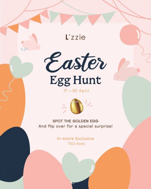 L'zzie Easter Egg Hunt Promotion (17 - 20 Apr 2025) L'zzie Easter Egg Hunt Promotion (17 - 20 Apr 2025)