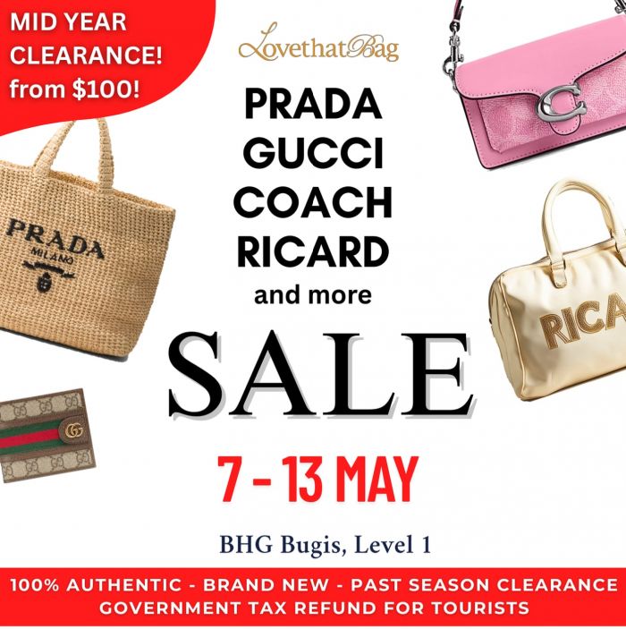 BHG LovethatBag Sale at Bugis Junction (7-13 May 2025) BHG LovethatBag Sale at Bugis Junction (7-13 May 2025)