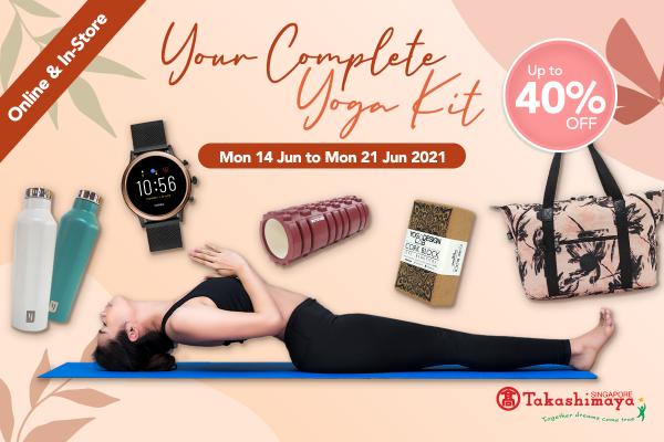 Takashimaya Yoga Kit Promotion Up To 40% OFF (14 Jun 2021 - 21 Jun 2021) Takashimaya Yoga Kit Promotion Up To 40% OFF (14 Jun 2021 - 21 Jun 2021)