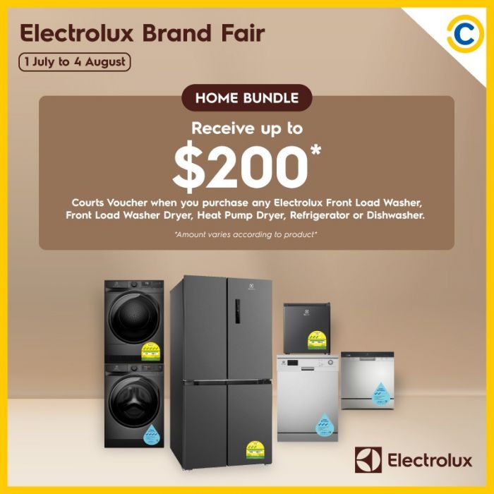 COURTS Electrolux Brand Fair Sale (1 July - 4 August 2025) COURTS Electrolux Brand Fair Sale (1 July - 4 August 2025)