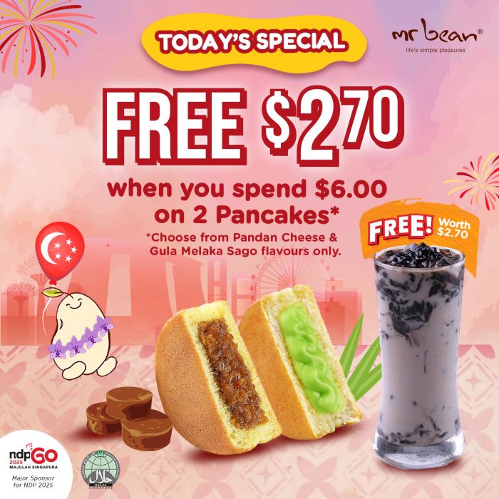 Mr Bean Free Grass Jelly Soy Milk Promotion – Limited Time Only! Mr Bean Free Grass Jelly Soy Milk Promotion – Limited Time Only!