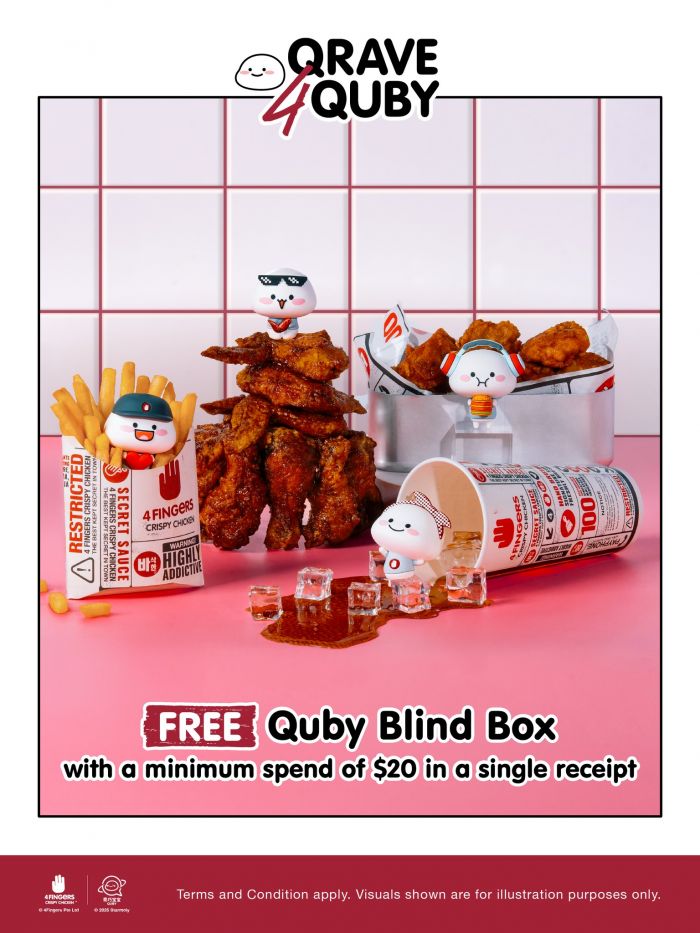 4Fingers Free Quby Blind Box Promotion (20 Aug 2025 Onwards) 4Fingers Free Quby Blind Box Promotion (20 Aug 2025 Onwards)