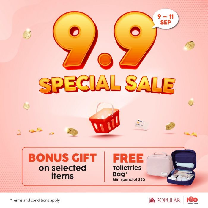 POPULAR 9.9 Sale: Desk Essentials, Comics & Gadgets Discounts | 9-11 Sep 2025 POPULAR 9.9 Sale: Desk Essentials, Comics & Gadgets Discounts | 9-11 Sep 2025