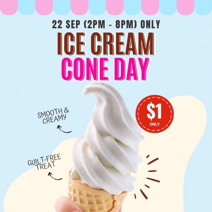 Mr Bean Ice Cream Cone Day: $1 Ice Cream Promo (22 Sep 2025) Mr Bean Ice Cream Cone Day: $1 Ice Cream Promo (22 Sep 2025)