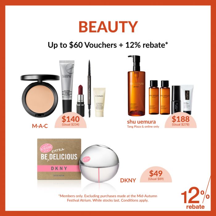 TANGS Beauty Sale - Up To $60 Beauty Vouchers + 12% Rebate (26-27 September 2025) TANGS Beauty Sale - Up To $60 Beauty Vouchers + 12% Rebate (26-27 September 2025)