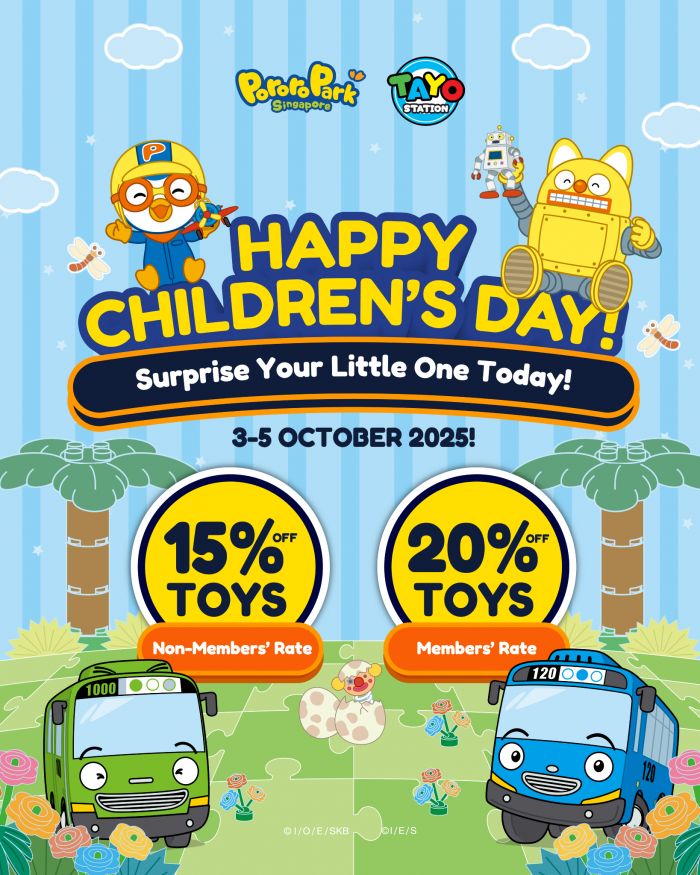 Pororo Park Children's Day Promotion (3-5 October 2025) Pororo Park Children's Day Promotion (3-5 October 2025)