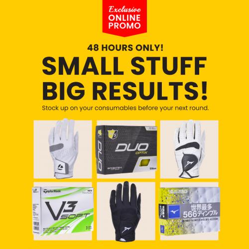 MST Golf Online Small Stuff Big Results Promotion (12 Jul 2021 - 13 Jul 2021) MST Golf Online Small Stuff Big Results Promotion (12 Jul 2021 - 13 Jul 2021)