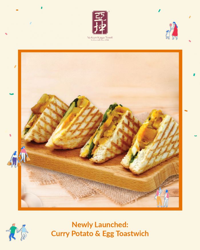 TANGS Ya Kun Kaya Toast Curry Potato & Egg Toastwich (until 31 December 2025) TANGS Ya Kun Kaya Toast Curry Potato & Egg Toastwich (until 31 December 2025)