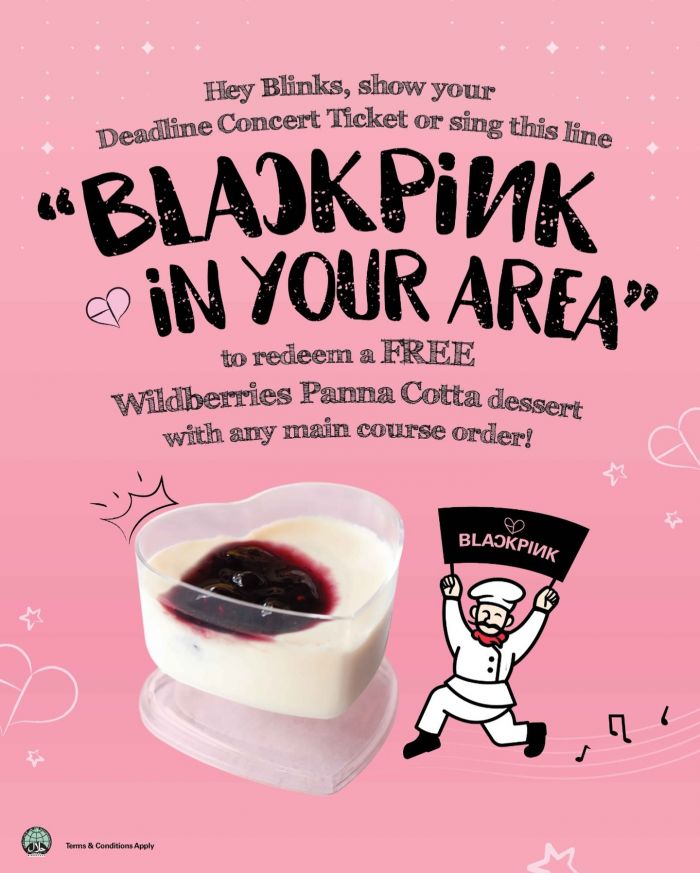 PastaMania BlackPink Concert Promotion: Free Wildberries Panna Cotta (28–30 Nov 2025) PastaMania BlackPink Concert Promotion: Free Wildberries Panna Cotta (28–30 Nov 2025)