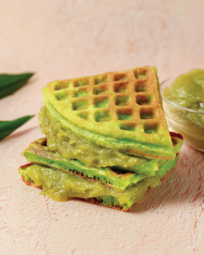 Curry Times Westgate Pandan Waffles Curry Times Westgate Pandan Waffles