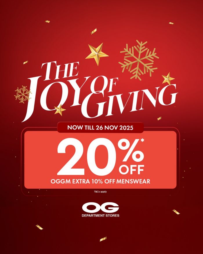 OG Christmas Sale - 20% OFF Storewide (until 26 December 2025) OG Christmas Sale - 20% OFF Storewide (until 26 December 2025)