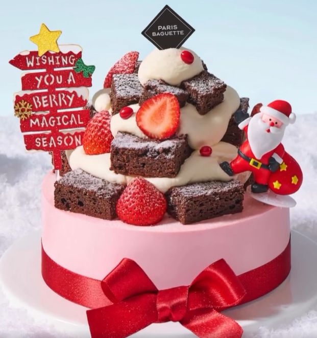 Paris Baguette Berry Snowy Choco Brownie Paris Baguette Berry Snowy Choco Brownie